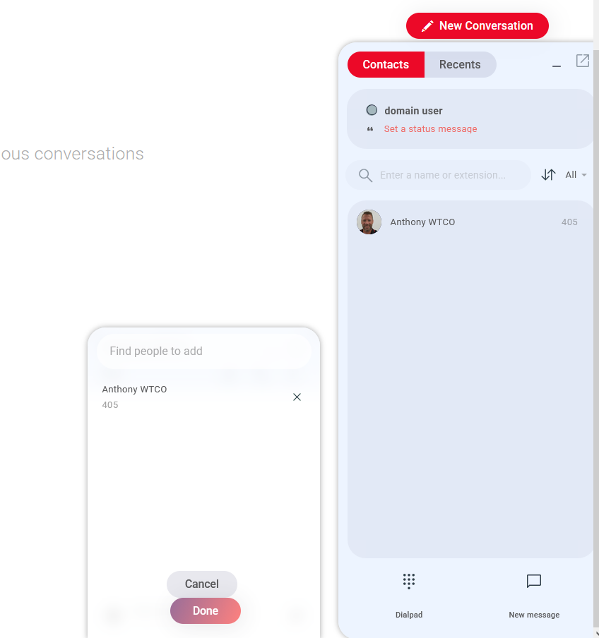Add people to a chat